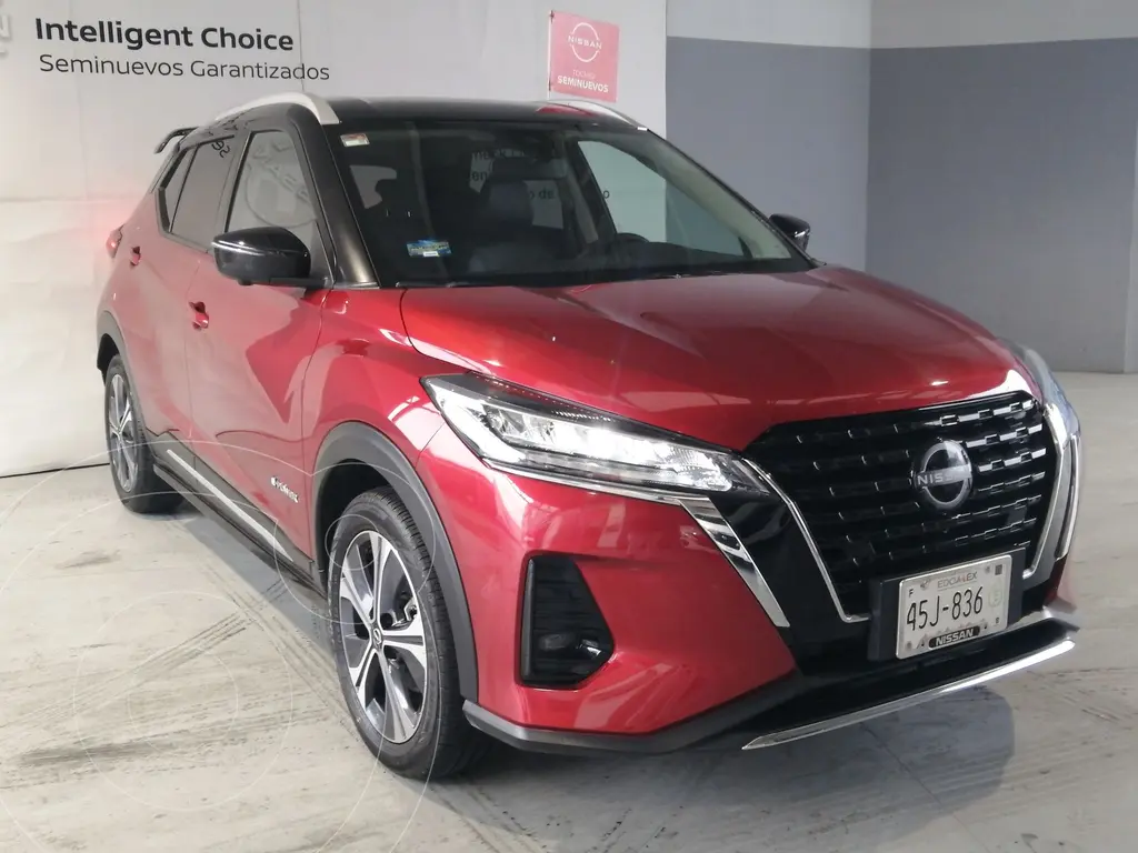 Nissan Kicks Platinum Aut Usado Color Rojo Precio