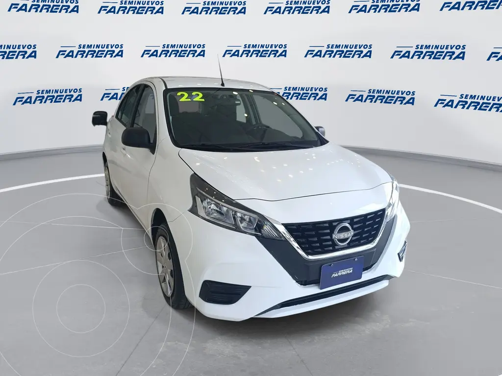 foto Nissan March Sense Aut usado (2022) color Blanco precio $220,000