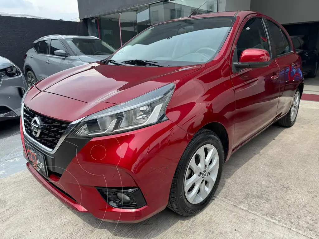 foto Nissan March Advance Aut usado (2021) color Rojo precio $200,000