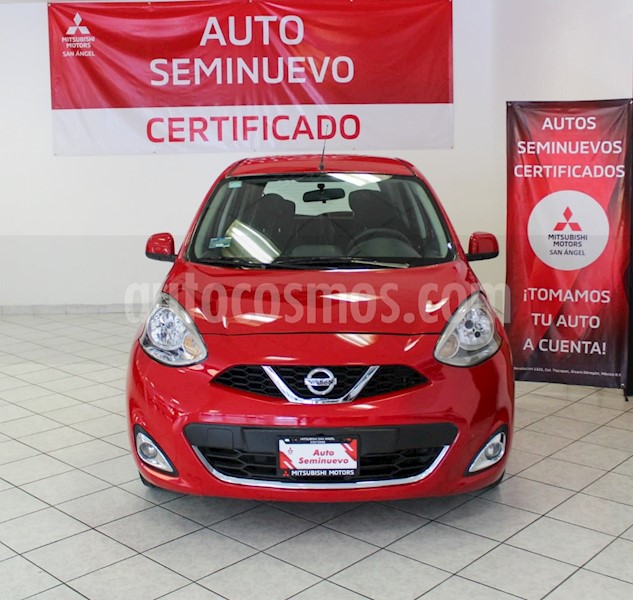 foto Nissan March Advance usado (2018) color Rojo precio $140,000