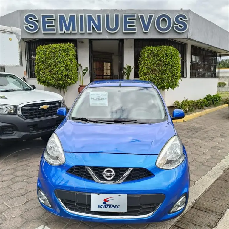 foto Nissan March Advance usado (2018) color Azul precio $187,500