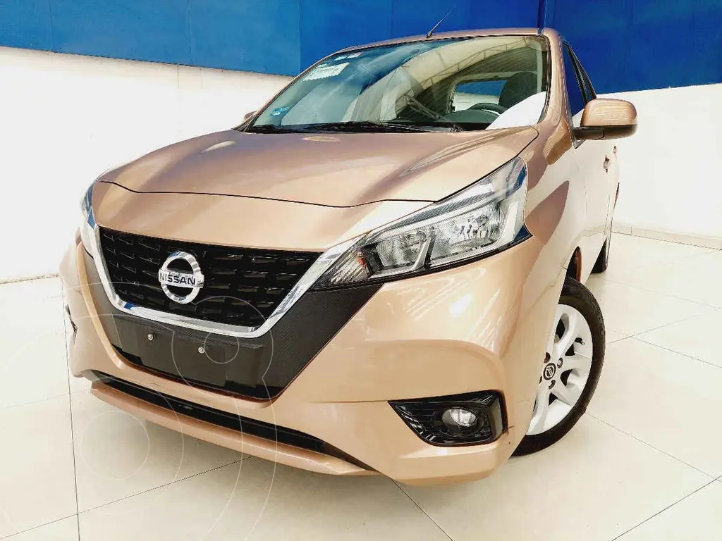 Nissan March Advance Aut usado (2021) color Dorado precio $259,000