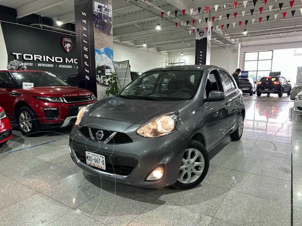 Nissan March Advance Aut usado (2018) color Gris precio $218,000