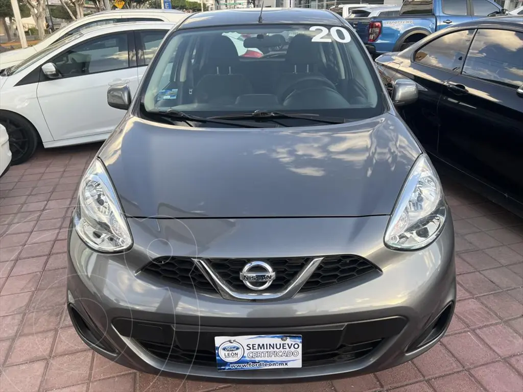 Nissan March Sense usado (2020) color Gris Oscuro precio $199,000