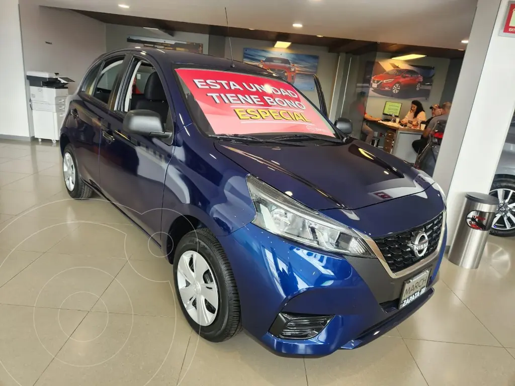 Nissan March Sense nuevo color Azul Electrico precio 268,900