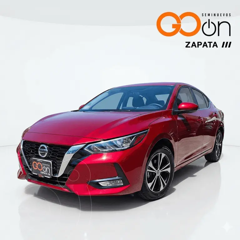 foto Nissan Sentra Advance Aut usado (2023) color NIS_ ROJO BURDEOS precio $380,000