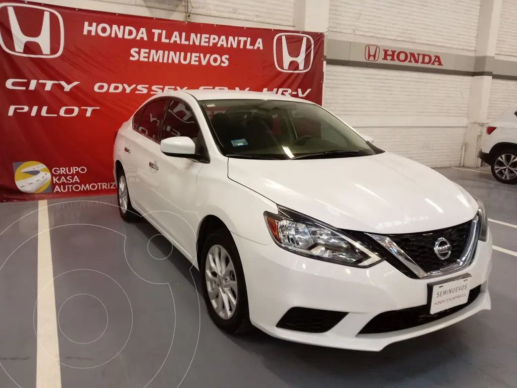 Nissan Sentra Sense usado (2019) color Blanco precio $257,000