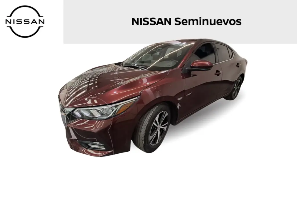 foto Nissan Sentra Advance Aut usado (2023) color Rojo precio $326,000