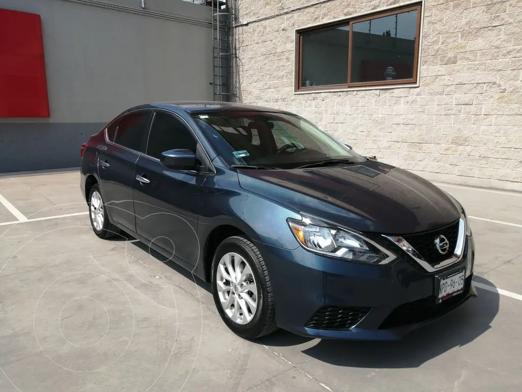 Nissan Sentra Sense usado (2019) color Azul precio $285,000