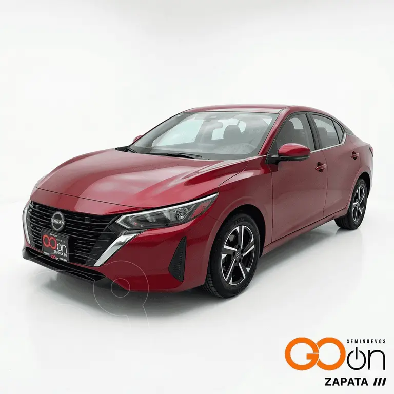 foto Nissan Sentra Advance usado (2024) color NIS ROJO BURDEOS precio $329,000