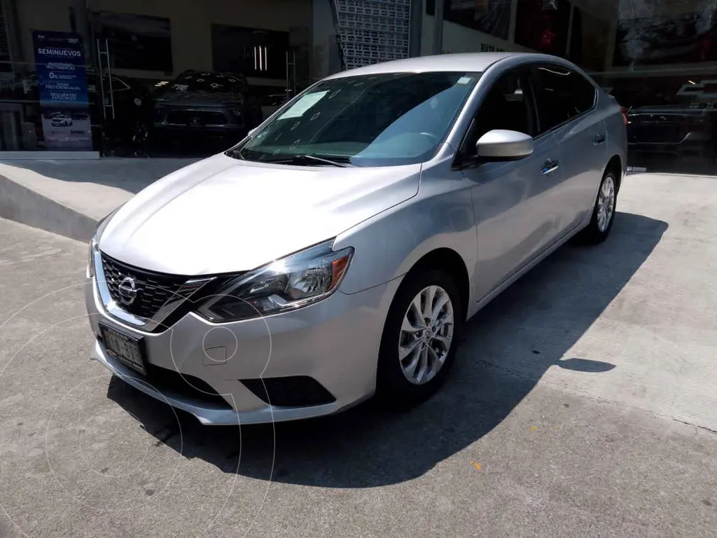Nissan Sentra Sense usado (2019) color Plata precio $249,000