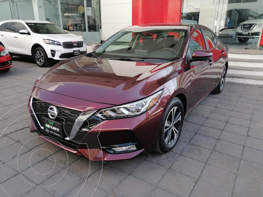 Nissan Sentra Advance usado (2020) color Rojo Merlot precio 413,000