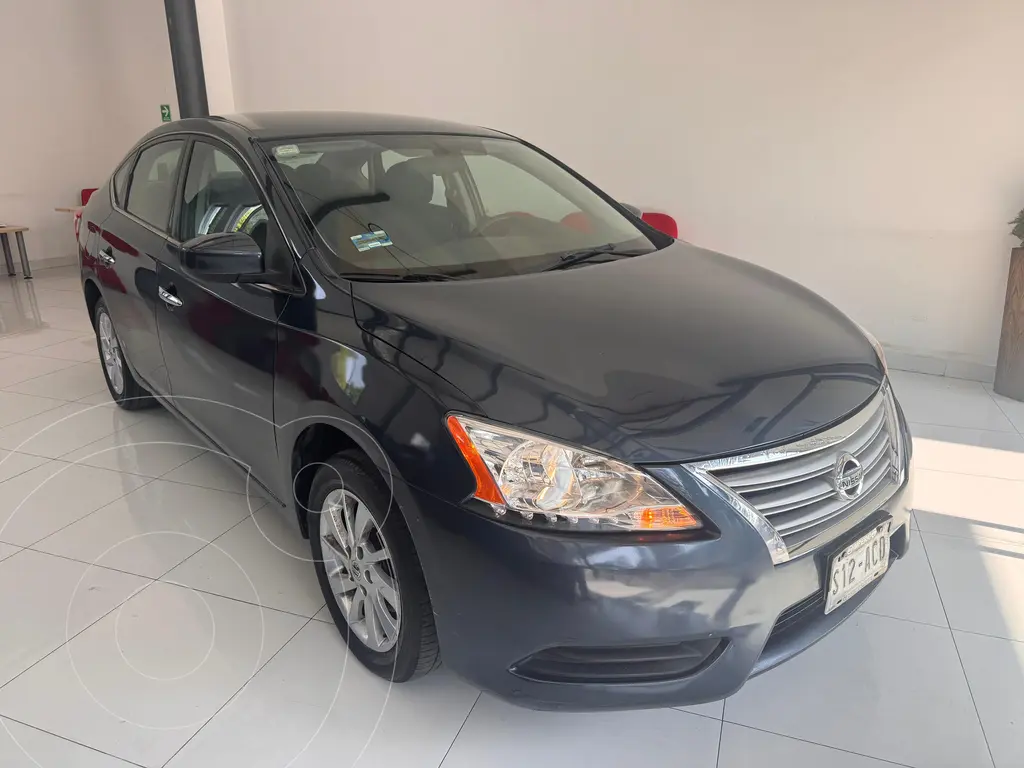 foto Nissan Sentra Sense Aut usado (2016) color Azul precio $160,000