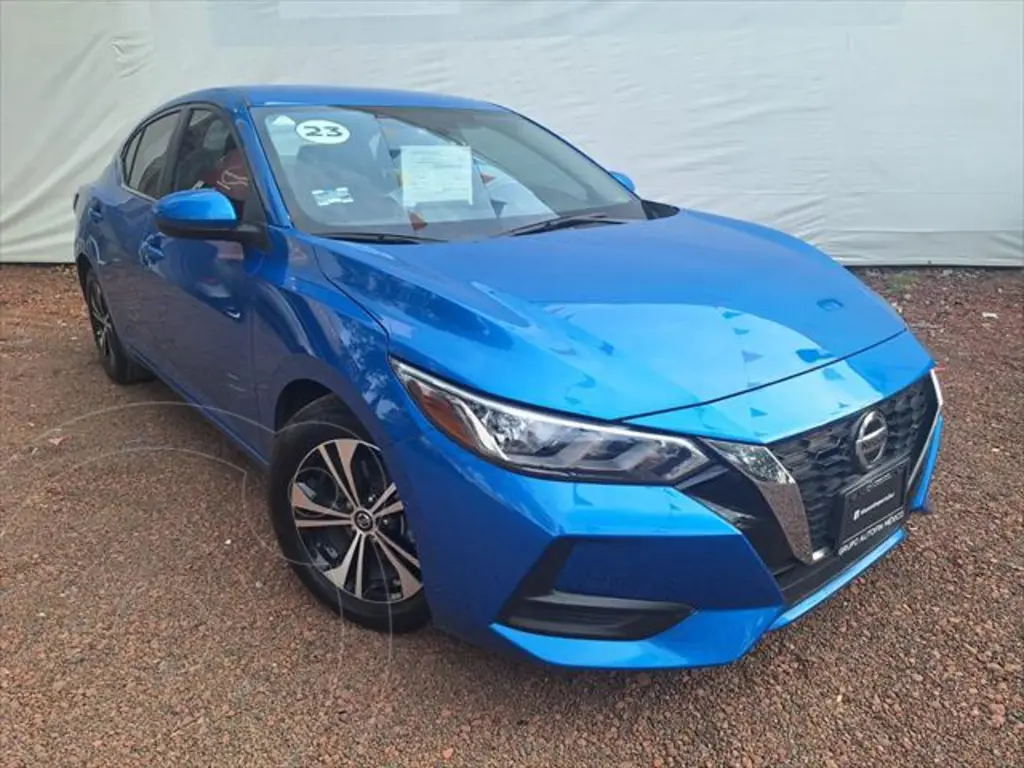 Sentra Azul Nissan Sentra Sense Aut usado (2023) color Azul precio $339,000