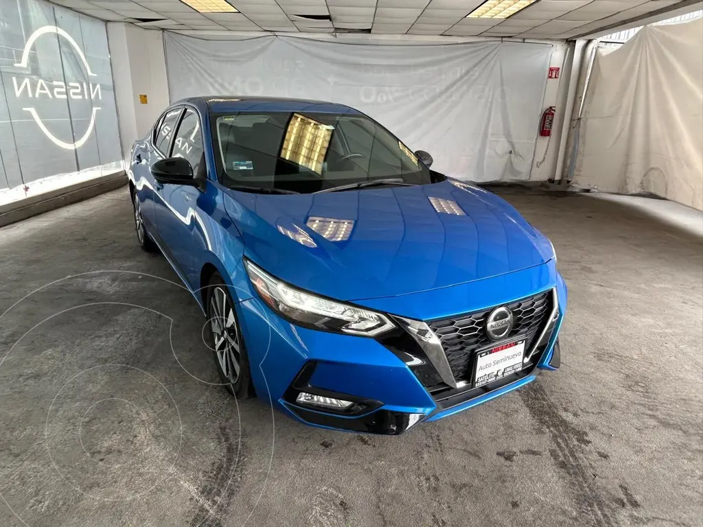 foto Nissan Sentra Exclusive Aut usado (2020) color Azul precio $298,100