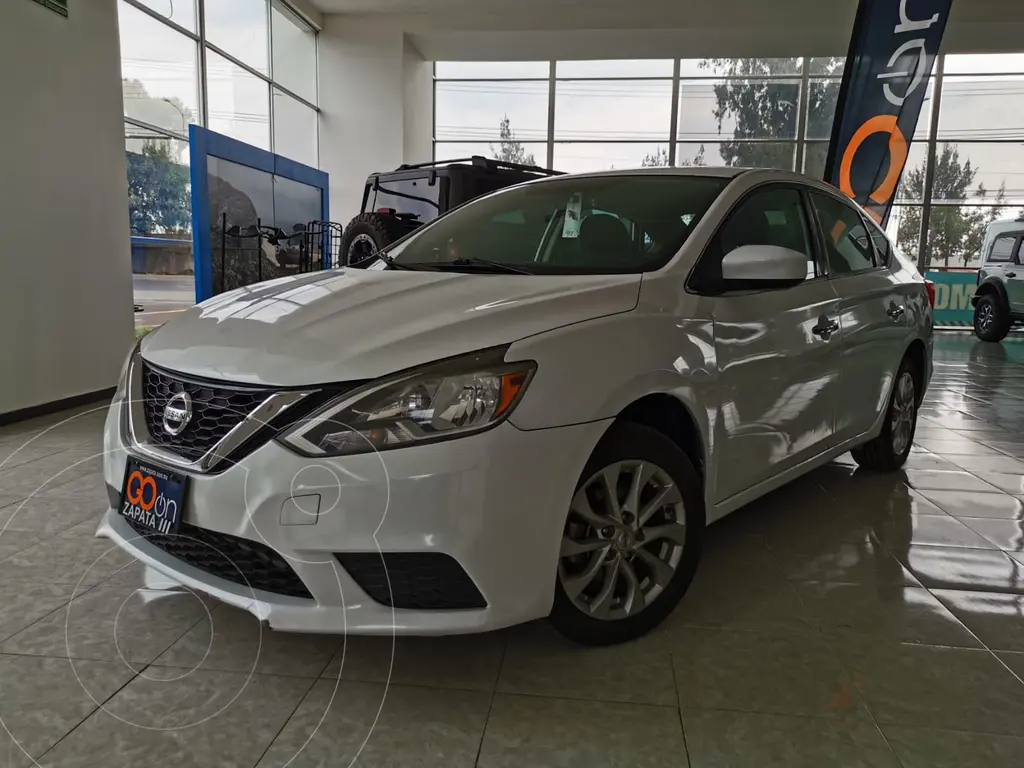 Nissan Sentra Sense usado (2019) color Blanco precio $280,000