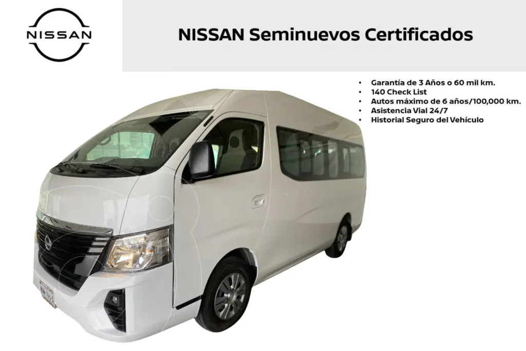 foto Nissan Urvan Panel Amplia Aa usado (2024) color Blanco precio $699,000