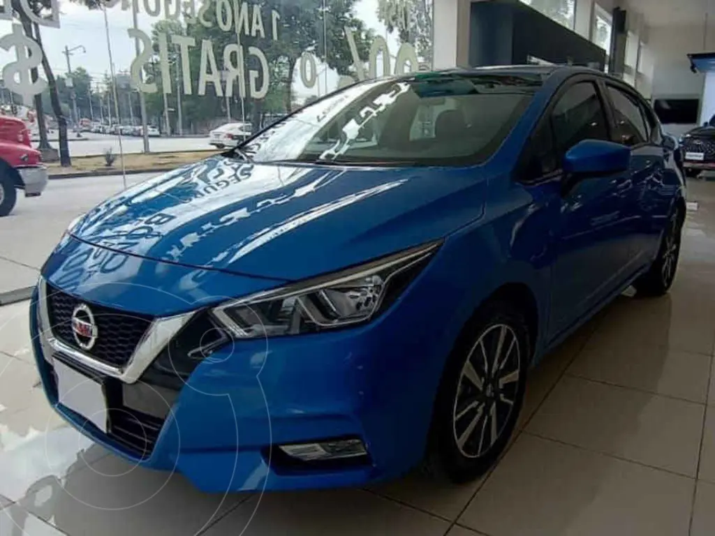 Nissan Versa Advance Aut usado (2022) color Azul precio $319,000