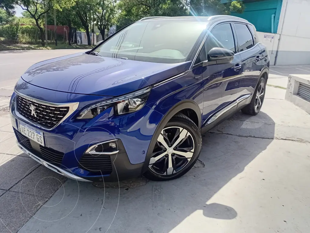 foto Peugeot 3008 SUV GT Line THP Tiptronic usado (2020) color Azul precio $34.900.000