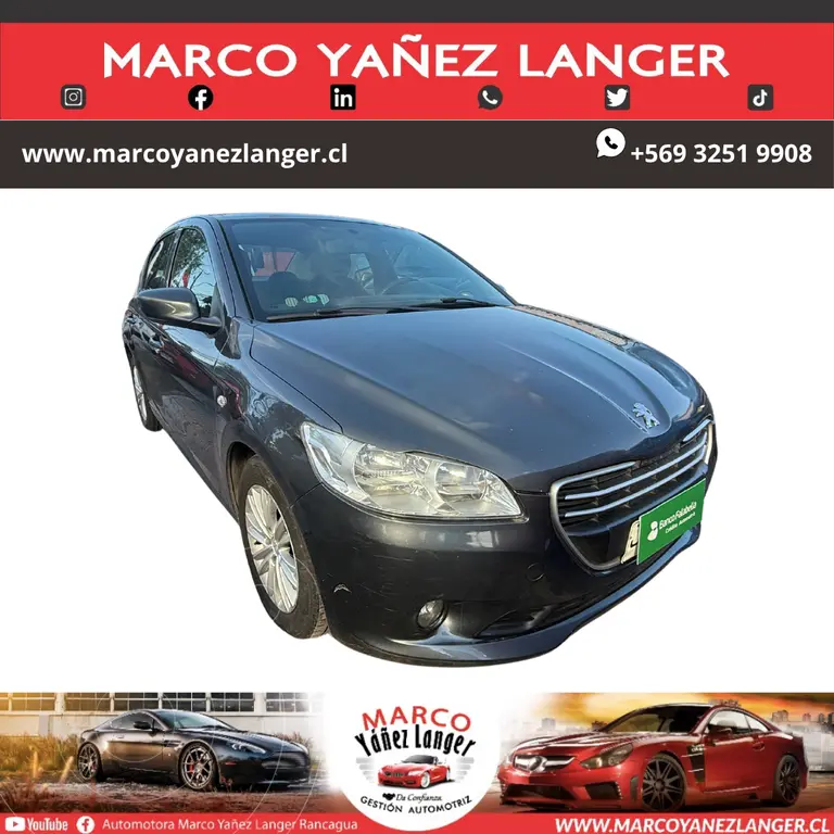 foto Peugeot 301 1.6L Active HDi usado (2018) color Gris precio $7.890.000
