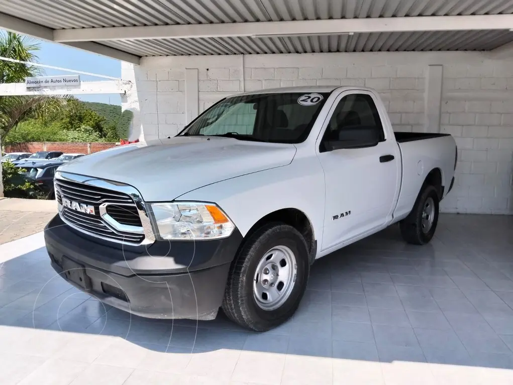 foto RAM 1500 SLT 1500 Crew Cab Trabajo 3.6L Aut 8 vel 4x2 usado (2020) color Blanco precio $367,000