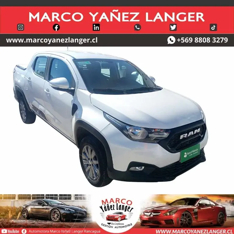 foto RAM 700 1.4L BigHorn usado (2021) color Blanco precio $9.790.000