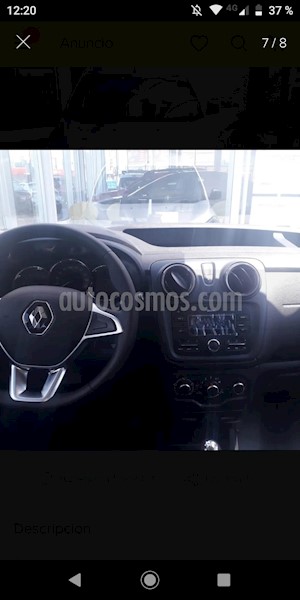foto Renault Kangoo 2 Express 1.6 Confort usado (2020) color Gris Estrella precio $870.000