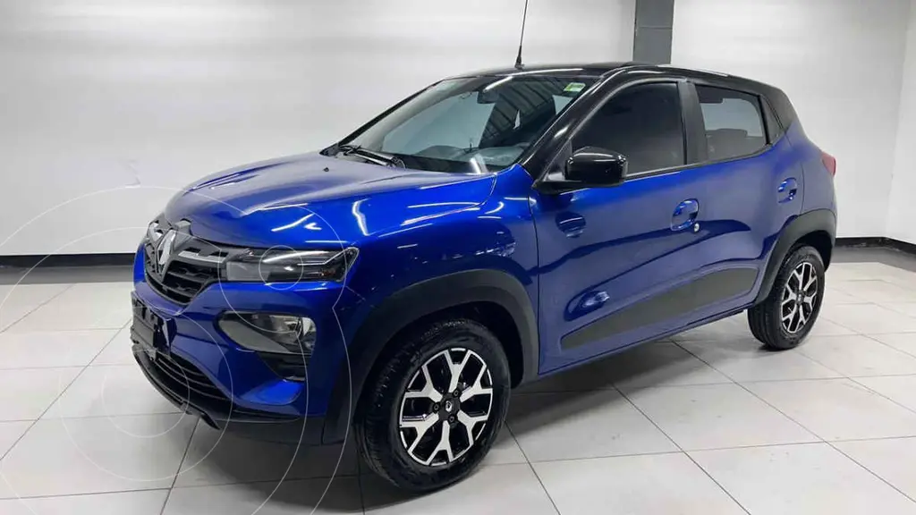 foto Renault Kwid Bitono usado (2024) color Azul precio $225,000