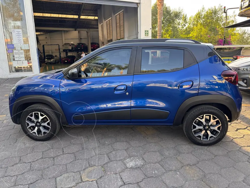 foto Renault Kwid Bitono usado (2023) color Azul precio $210,000