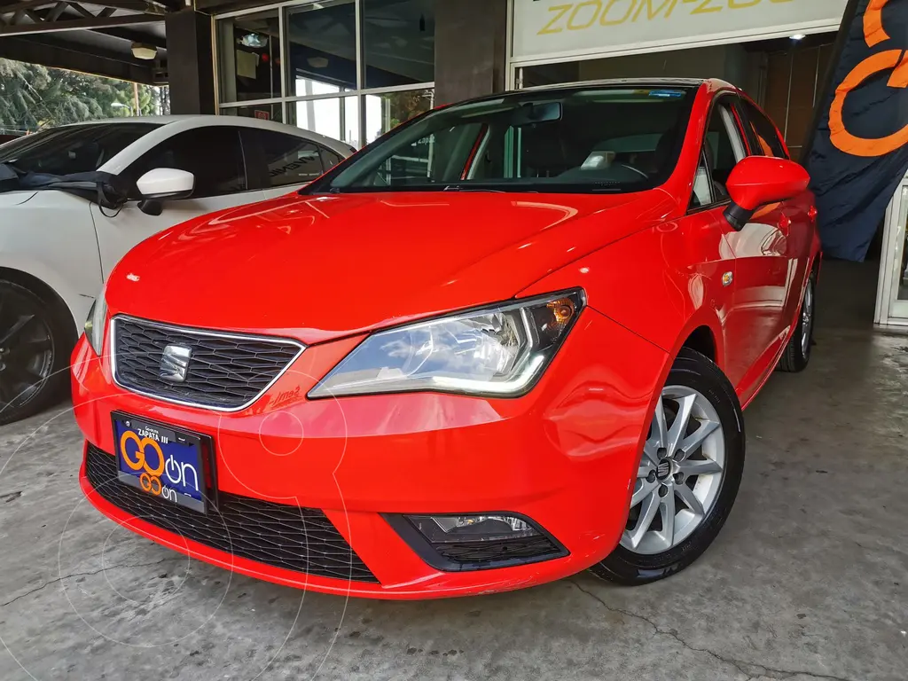 foto SEAT Ibiza Style 1.6L 5P usado (2017) color Rojo precio $270,000