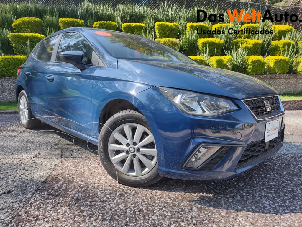 foto SEAT Ibiza Style 1.6L 5P usado (2018) color Azul Alor precio $219,000