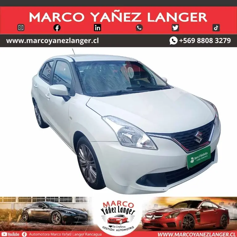 foto Suzuki Baleno 1.4L GLS Aut usado (2018) color Blanco precio $7.890.000