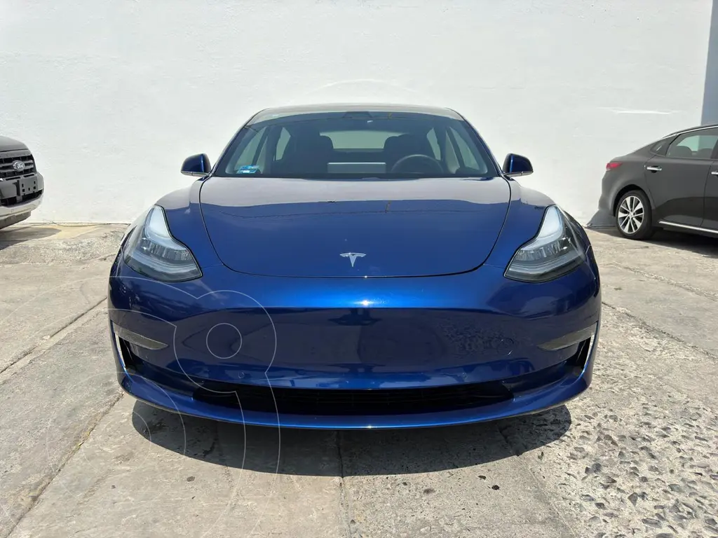 foto Tesla Model 3 Autonomía Estándar Plus usado (2020) color Azul Metálico precio $625,000