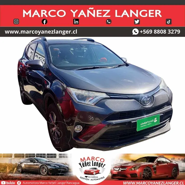foto Toyota Rav4 2.5 Limited 4X2 Aut usado (2017) color Gris precio $11.990.000
