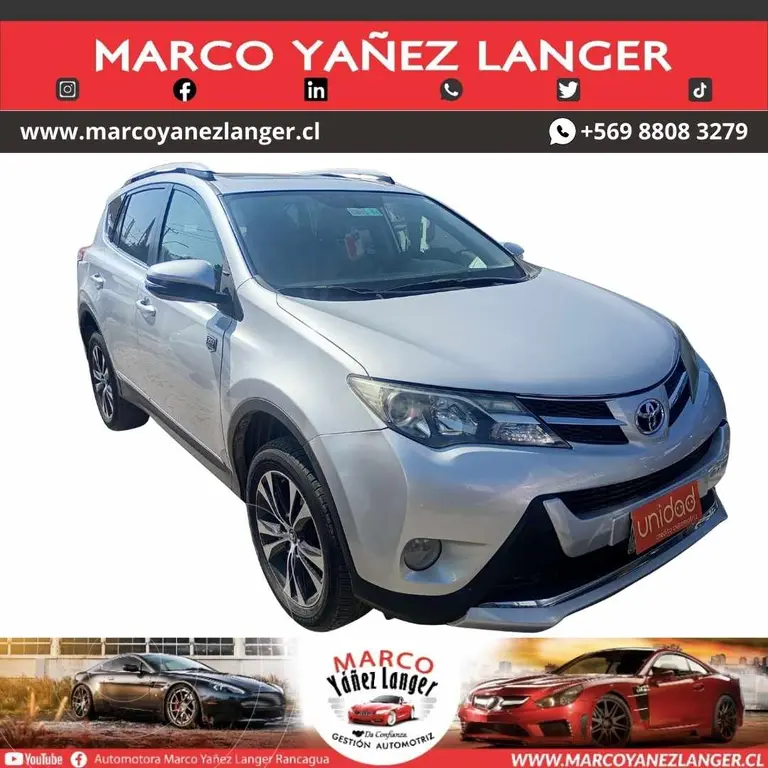 foto Toyota Rav4 2.5 Limited 4X2 Aut usado (2016) color Plata precio $12.990.000