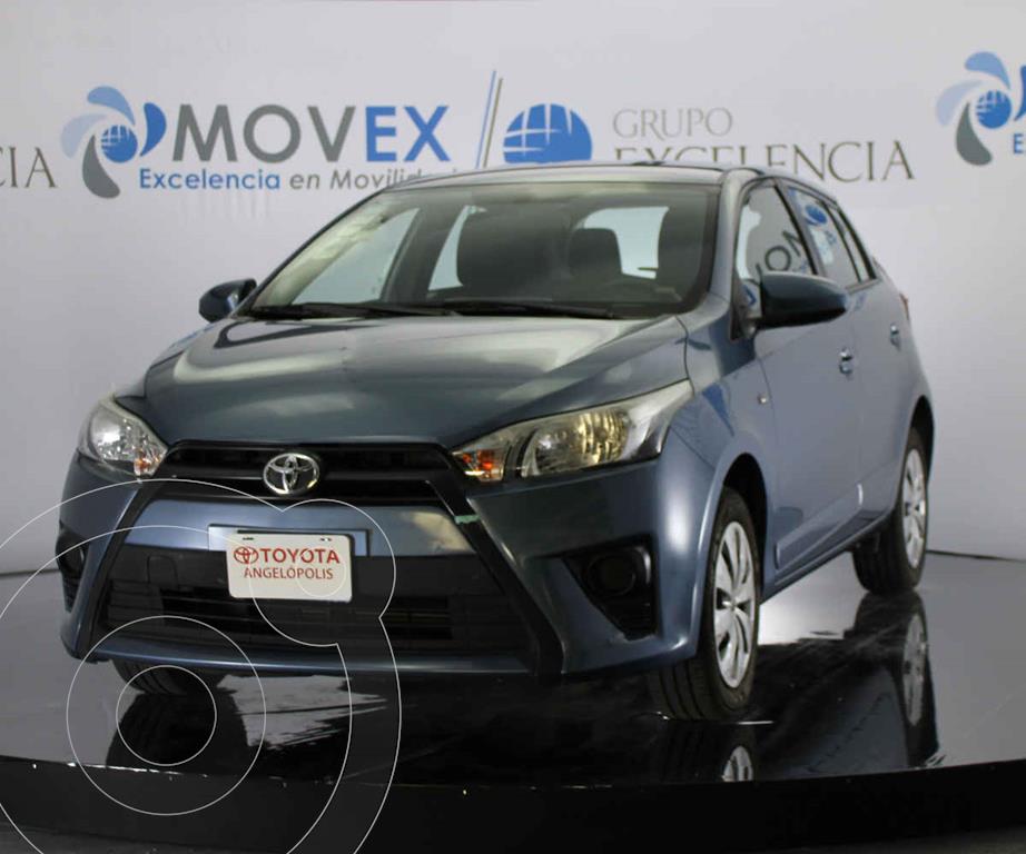 foto Toyota Yaris 5P 1.5L Core usado (2017) color Azul precio $188,000