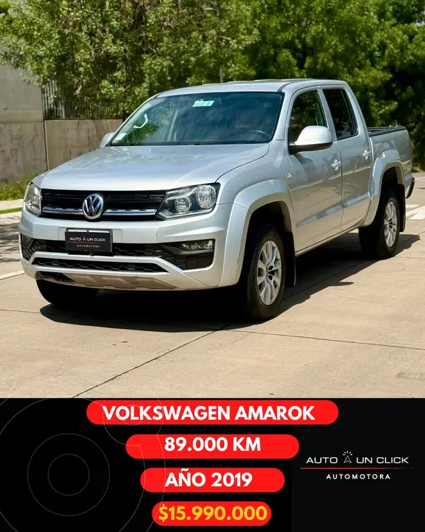 foto Volkswagen Amarok 2.0L Trendline 4x2 usado (2019) color Gris precio $15.990.000