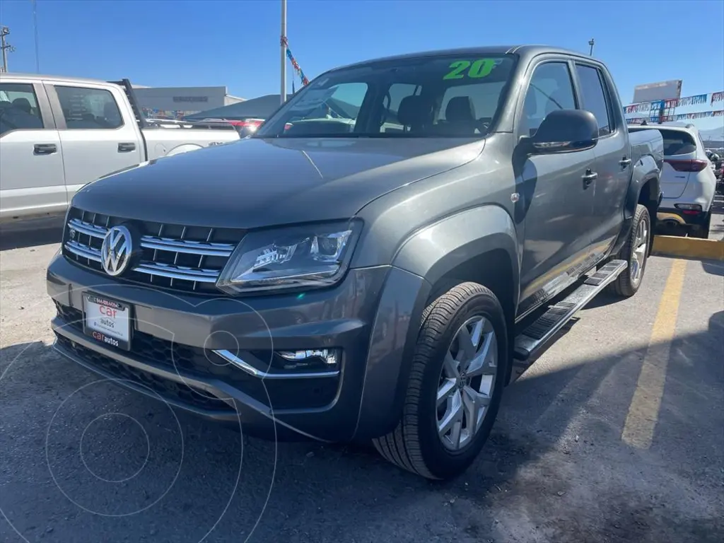 foto Volkswagen Amarok 4 PTS. HIGHLINE 4 MOTION, V6, 3.0TD, TA, CLIMATRO usado (2020) color Gris Oscuro precio $598,000