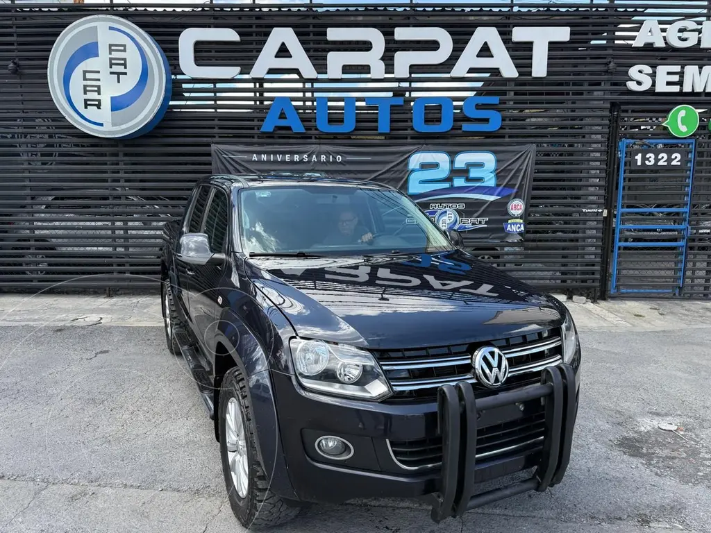 foto Volkswagen Amarok Highline Aut 4Motion usado (2015) color Gris precio $329,000