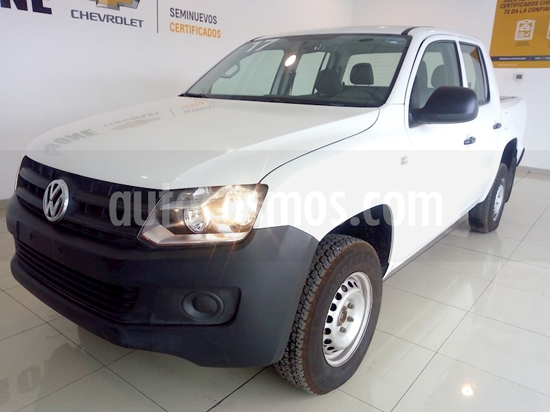 foto Volkswagen Amarok Entry 4x4 TDi usado (2017) color Blanco precio $320,000