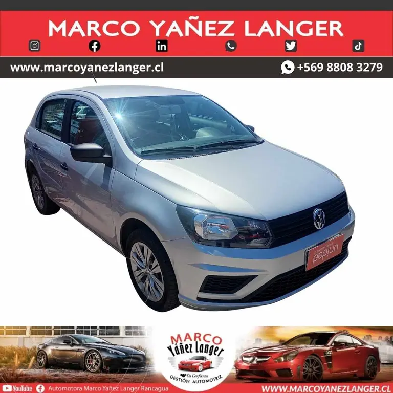 foto Volkswagen Gol 1.6 Comfortline usado (2021) color Gris precio $8.390.000