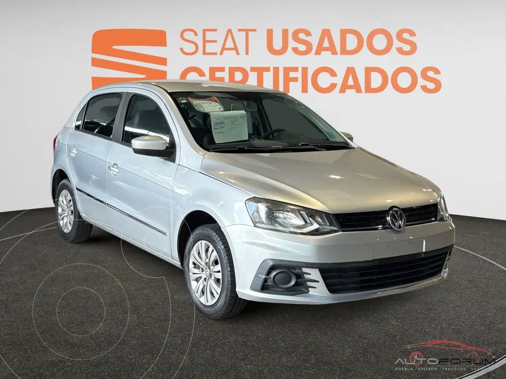 foto Volkswagen Gol Trendline usado (2018) color Plata precio $187,000