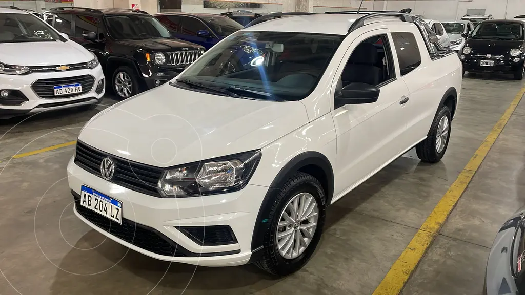 Volkswagen Saveiro Cabina Doble Pack High Usado Color Blanco