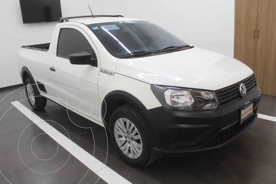 foto Volkswagen Saveiro Robust (Cabina Sencilla) A/A usado (2019) color Blanco precio $225,000