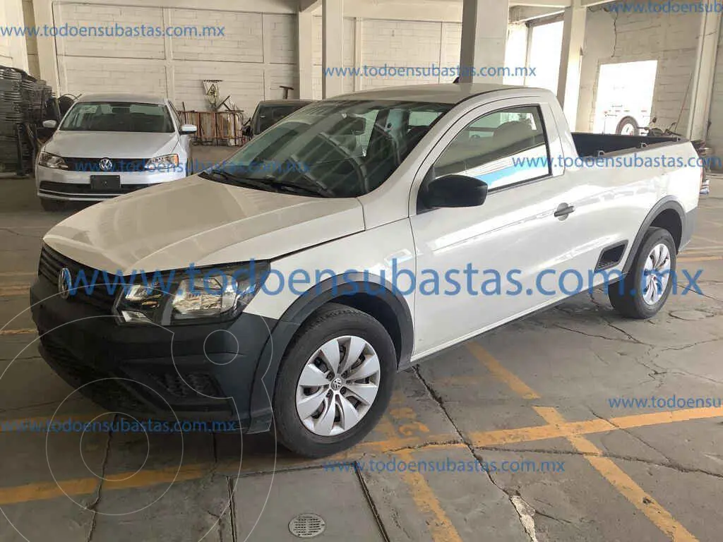 foto Volkswagen Saveiro Starline AC usado (2018) color Blanco precio $128,000