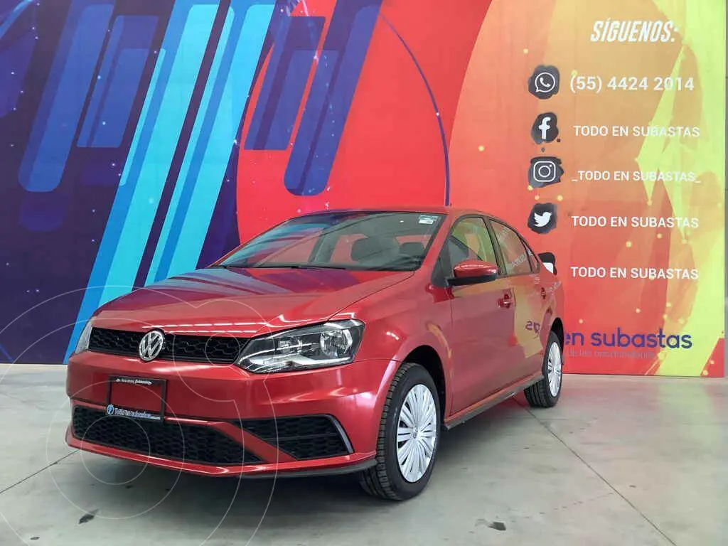 foto Volkswagen Vento Startline usado (2021) color Rojo precio $190,000