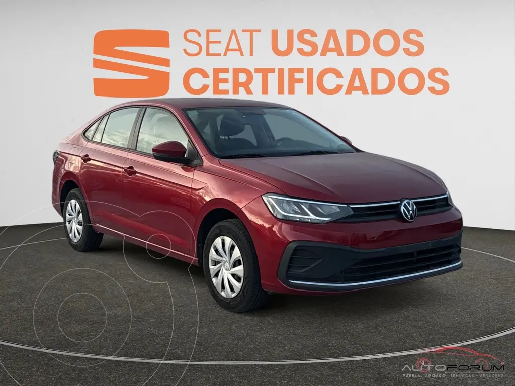 foto Volkswagen Virtus 1.6L Tiptronic usado (2023) color Rojo Wild Cherry precio $333,000