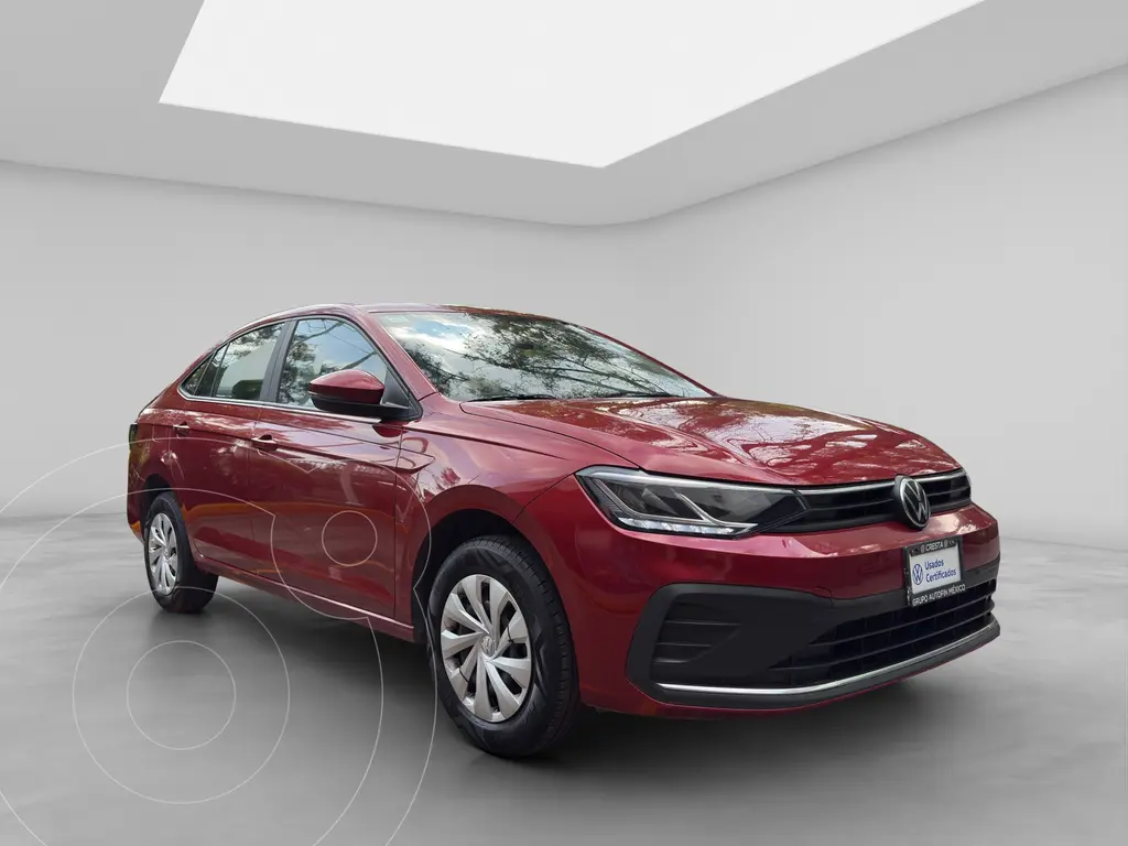 foto Volkswagen Virtus Trendline usado (2025) color Rojo precio $314,000