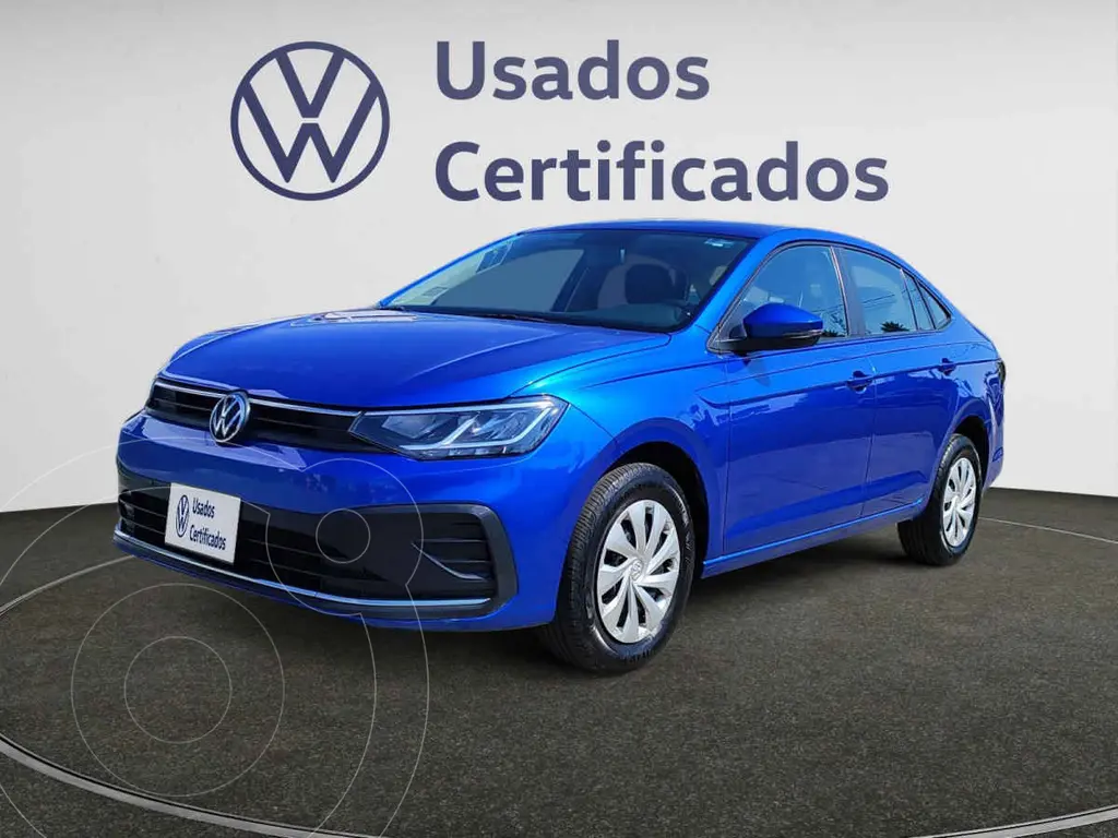 foto Volkswagen Virtus Trendline usado (2023) color Azul precio $265,900