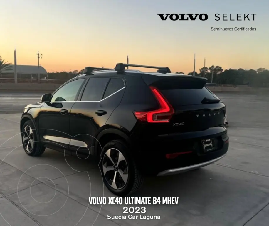 foto Volvo XC40 5 pts. B4 Ultimate, MHEV, 2.0T, TA, f. led, RA-1 usado (2023) color Negro precio $730,000
